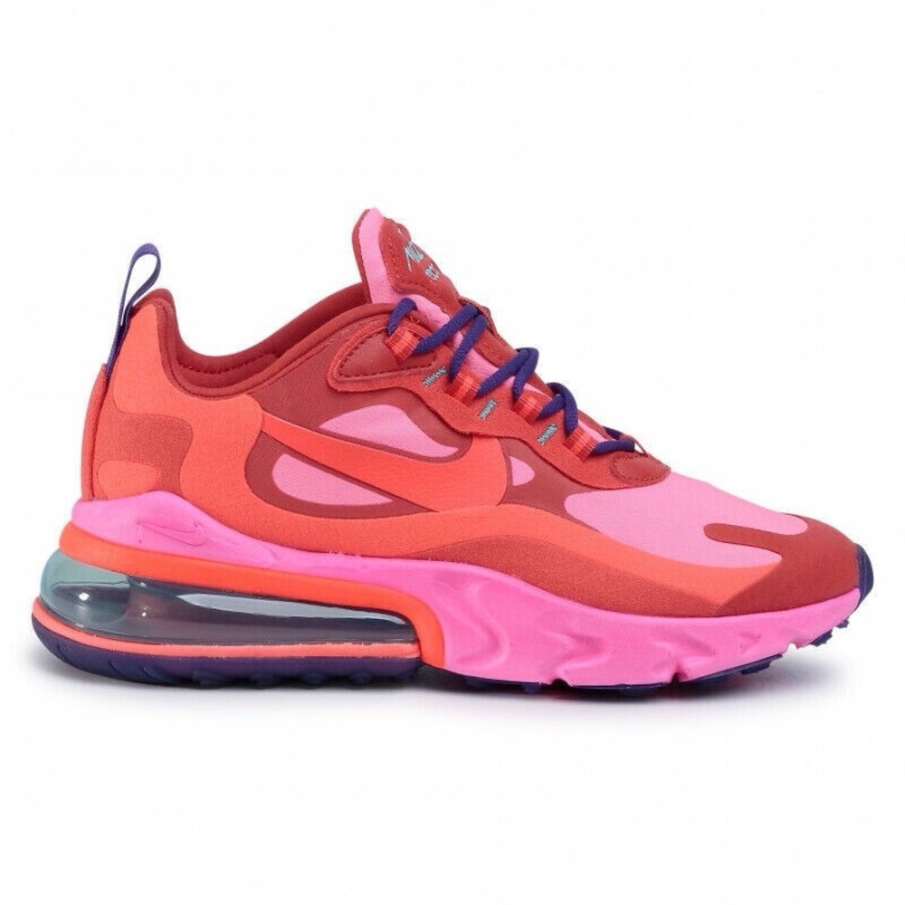 Nike Women's Air Max 270 React Pink Red Sneakers